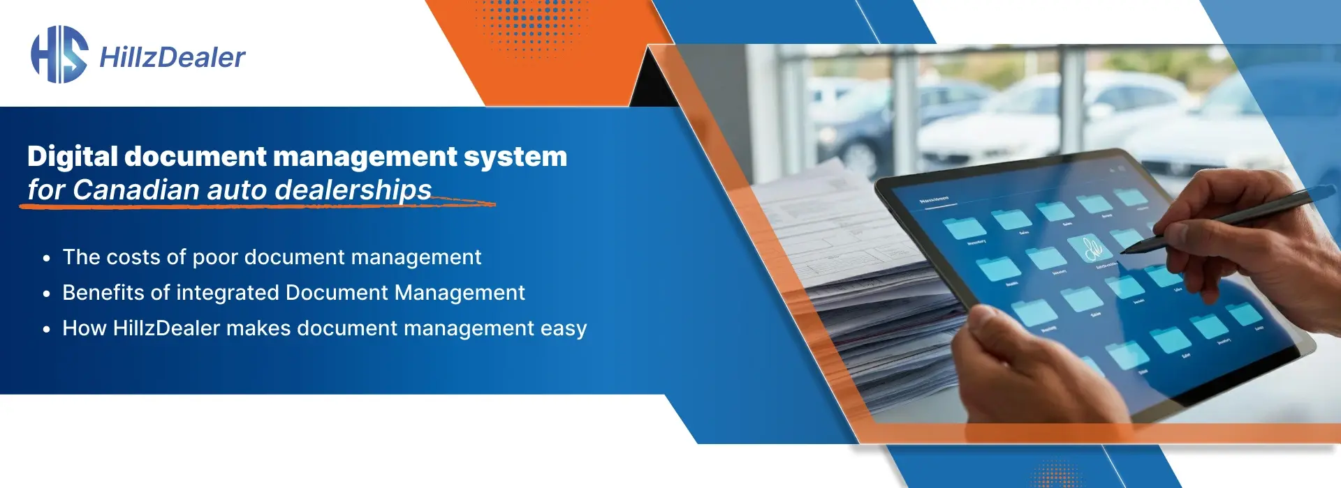 E-signature and digital contract management for car dealerships