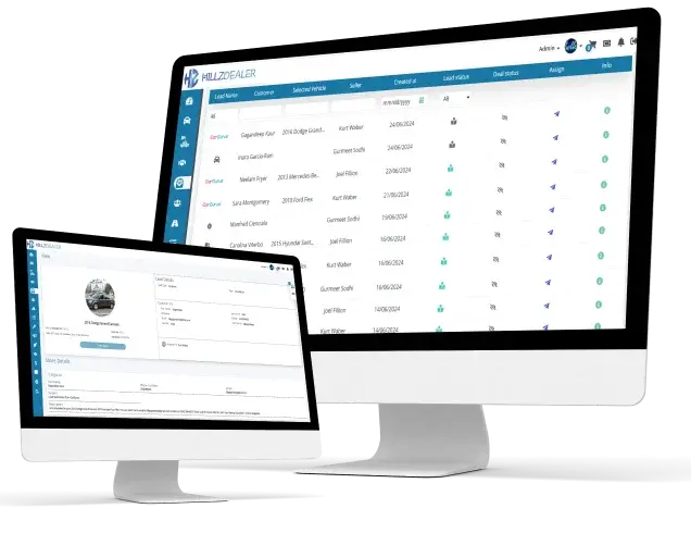 HillzDealer automotive CRM for franchise dealership sales teams