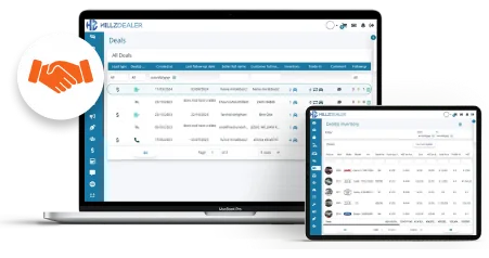HillzDealer automotive deal management dashboard