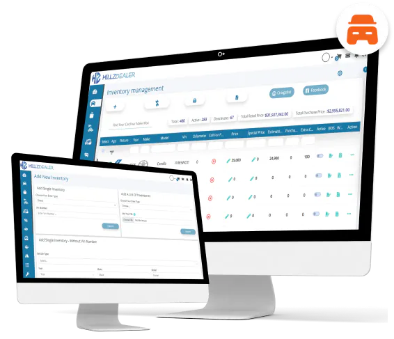 HillzDealer centralized vehicle inventory management system
